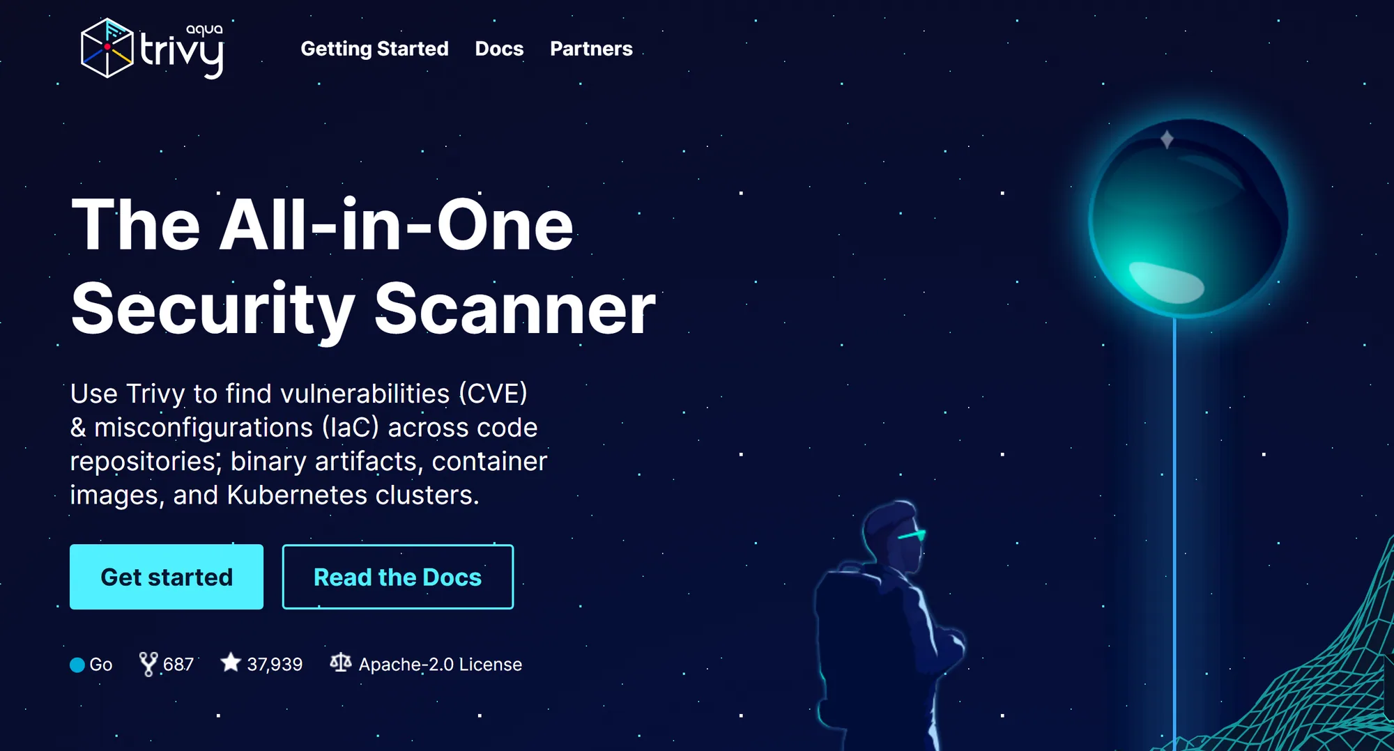 The Trivy homepage